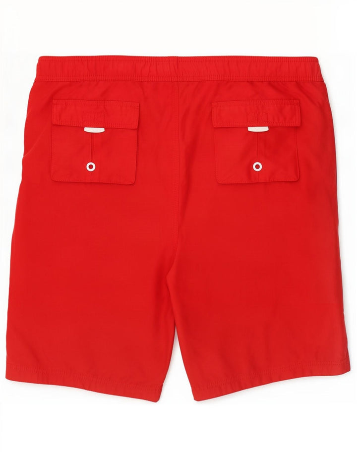 Superdry Shorts De Baño Gráficos Para Hombre XL Poliéster Rojo