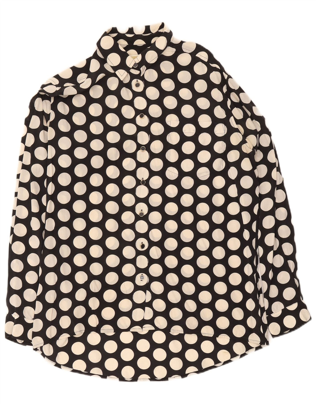 Michael Kors Camisa larga extragrande para mujer Reino Unido 10 Pequeño lunares negros