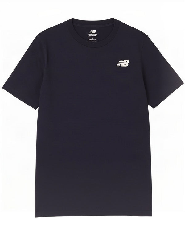 New Balance Camiseta gráfica para hombre Top Small Azul marino Algodón