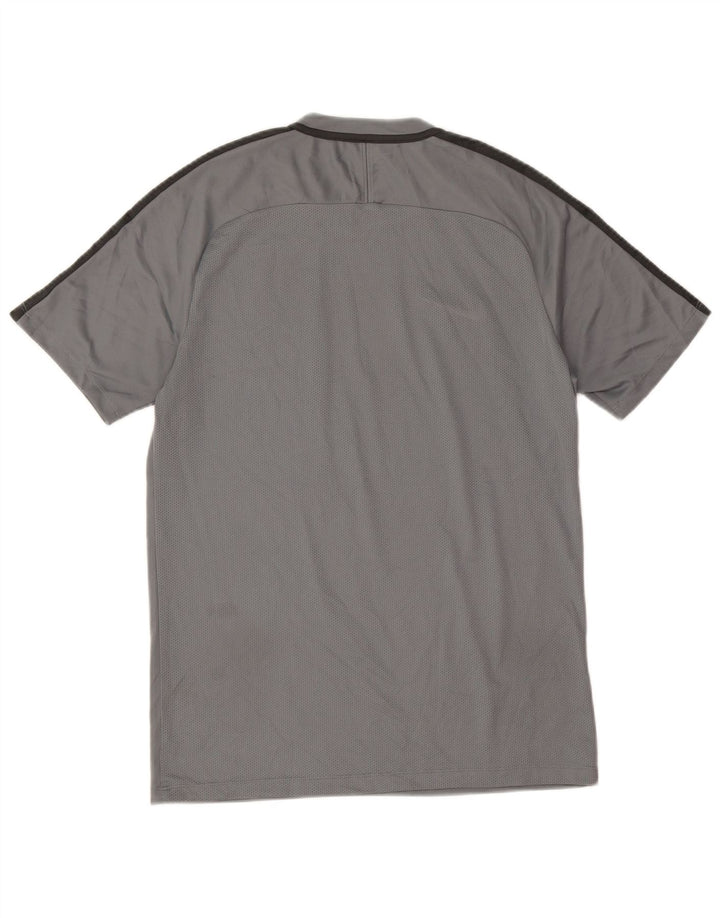 Camiseta Nike Dri Fit para hombre con bloques de color gris medio