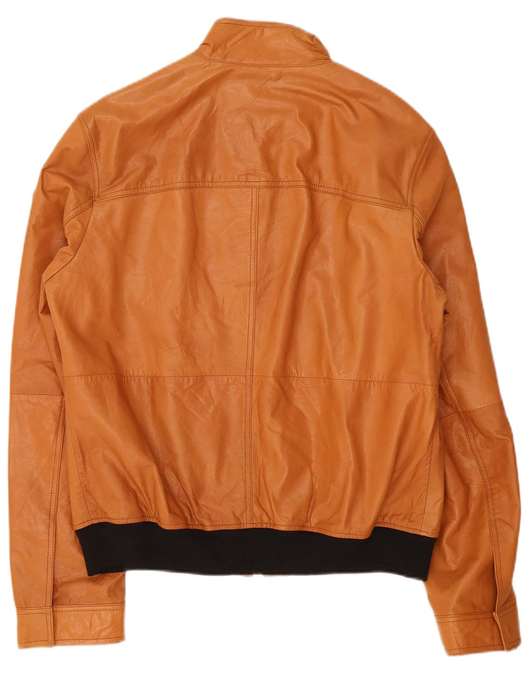 Trussardi Jeans Chaqueta de Cuero Hombre IT 54 2XL Marrón