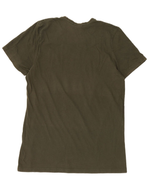 Adidas - Camiseta gráfica para hombre, talla grande, color caqui
