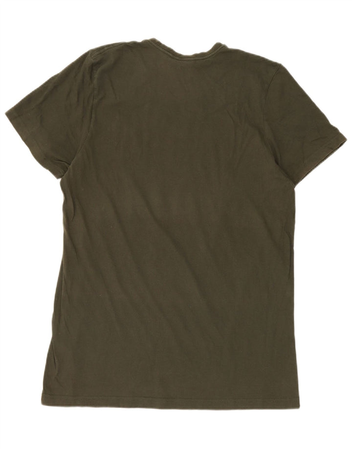 Adidas - Camiseta gráfica para hombre, talla grande, color caqui