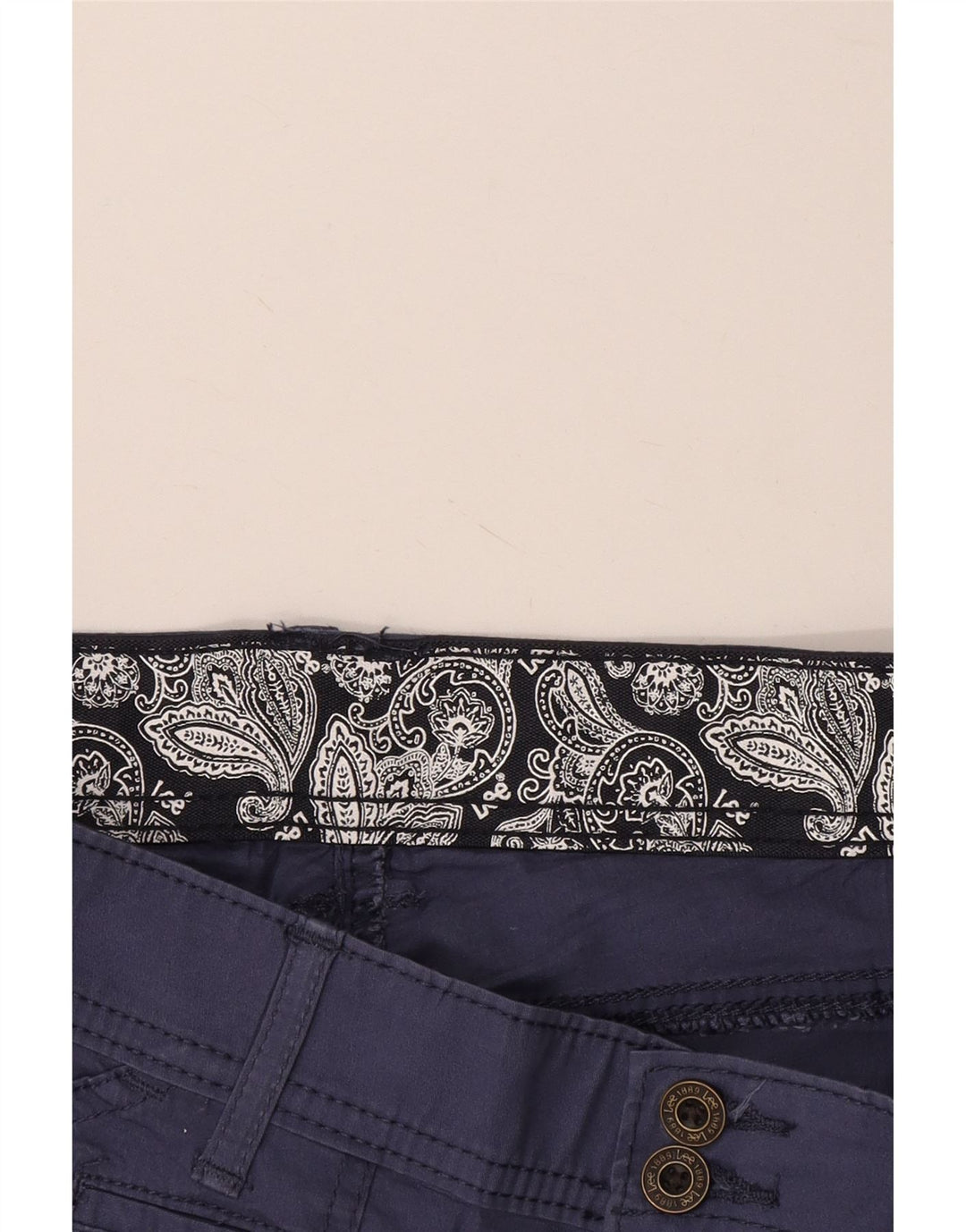 LEE Mens Cargo Shorts W30 Medium Azul Marino