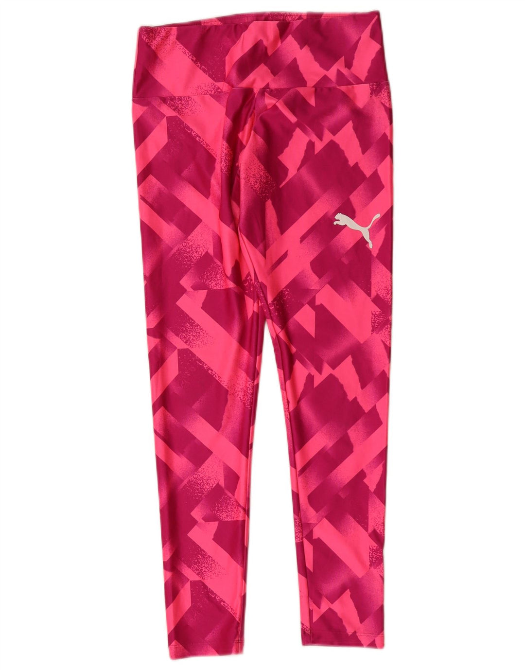 Puma Leggings para mujer UK 12 Mediano Rosa Geométrico