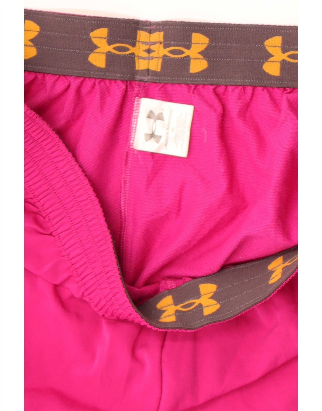 Under Armour Pantalones cortos deportivos para mujer UK 46 Poliéster rosa grande
