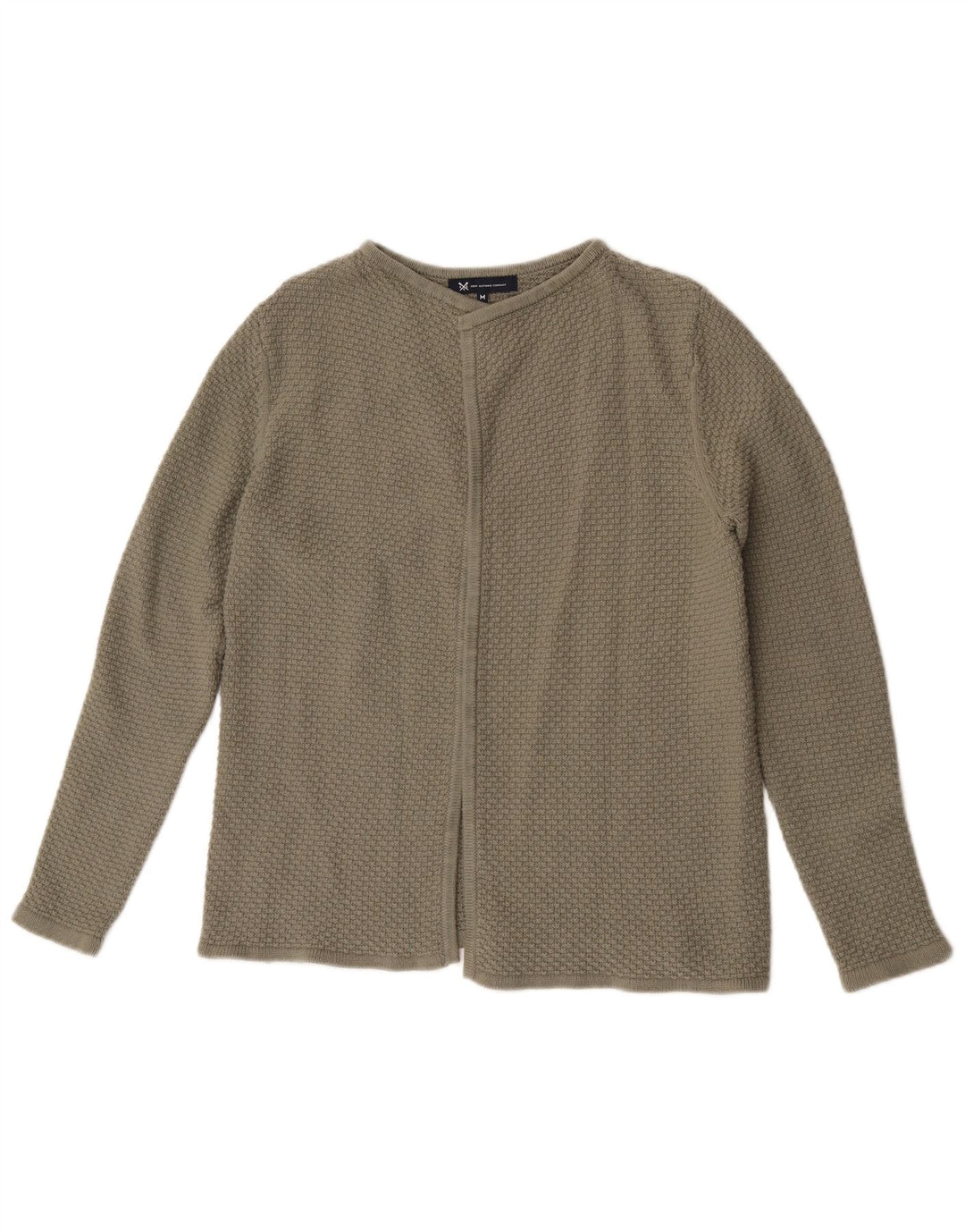 Crew Clothing Suéter tipo cárdigan abierto para mujer Reino Unido 14 Algodón verde medio