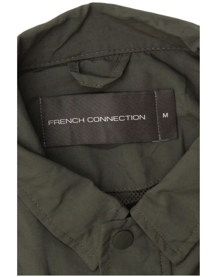Camisa Sobrecamisa De Poliamida Caqui Mediana para Hombre French Connection