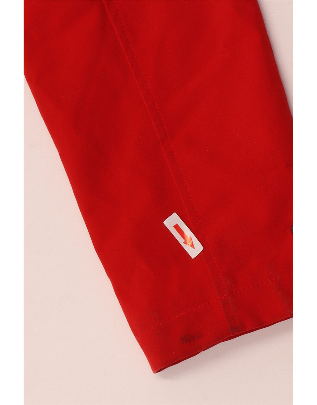 Calvin Klein Parka con capucha para mujer UK 10 Small Red Poliéster