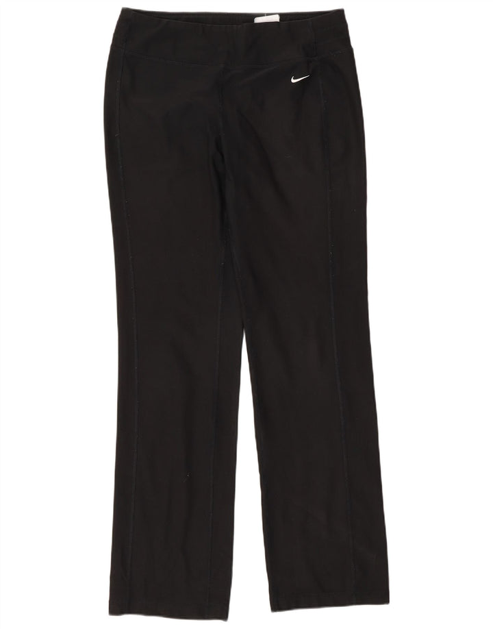 Nike Dri Fit Pantalones de chándal para Mujer UK 44 Mediano Negro Poliéster