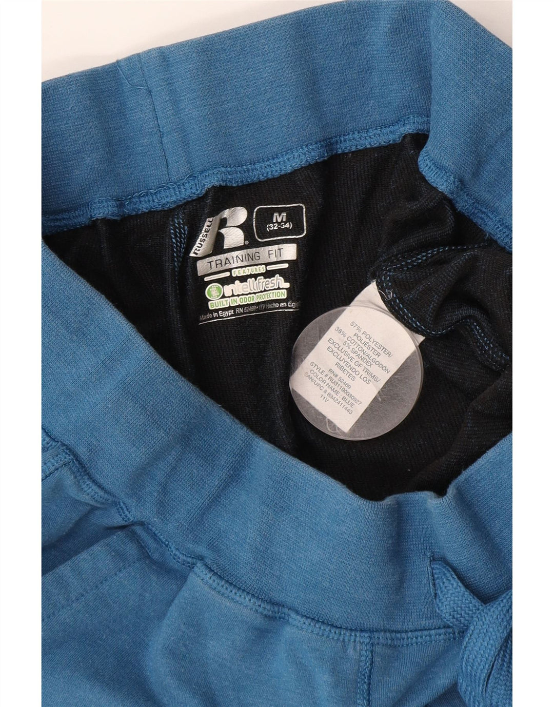 Russell Athletic Hombre Dri-Power Pantalones De Chándal Joggers Azul Medio