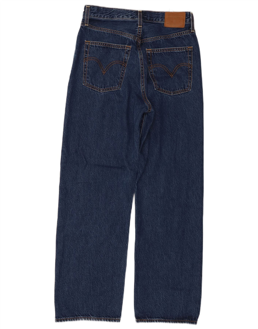 LEVI'S Vaqueros rectos Ribcage para hombre W28 L29 Algodón azul marino