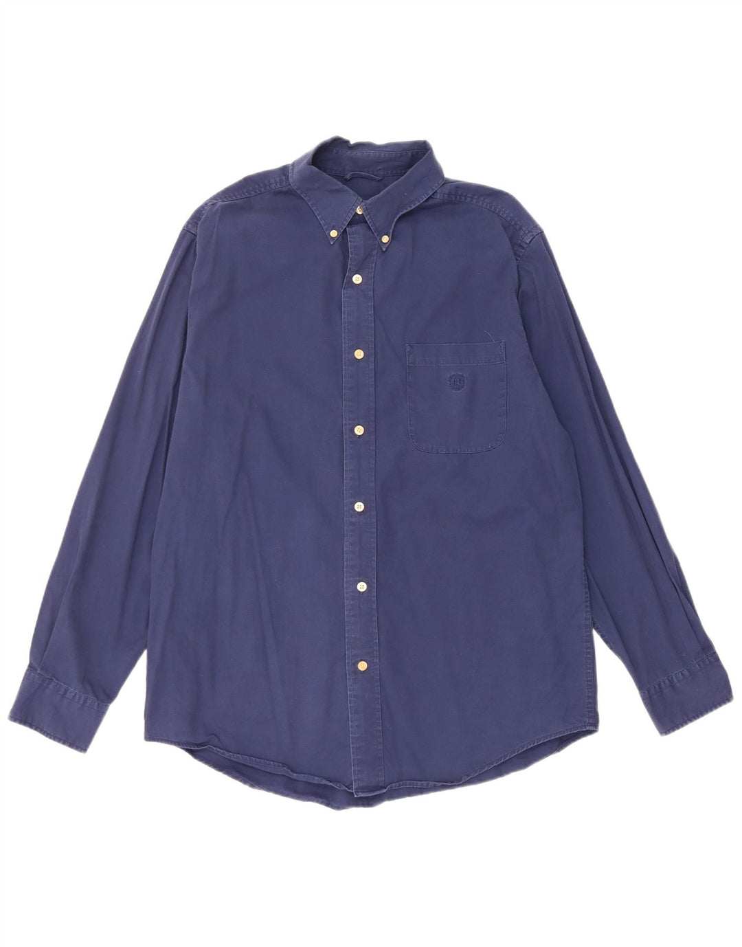 Chaps Camisa Hombre Algodón Azul Marino Mediano