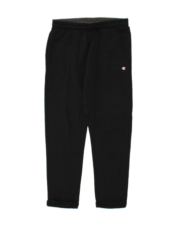 CHAMPION Mens Tracksuit Trousers Medium Black Cotton Vintage Champion and Second-Hand Champion from Messina Hembry 