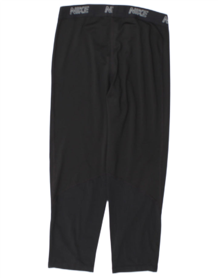 Nike Dri Fit Graphic Capri Leggings para mujer, talla 40, poliéster negro grande