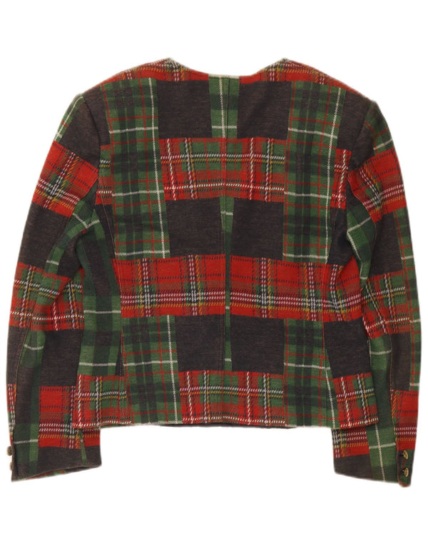 Johnny Lambs Chaqueta corta para mujer IT 44 Medium Multicolor Check