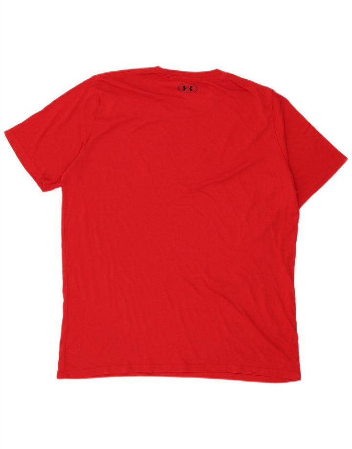 Under Armour Camiseta gráfica para hombre Top 2XL Rojo