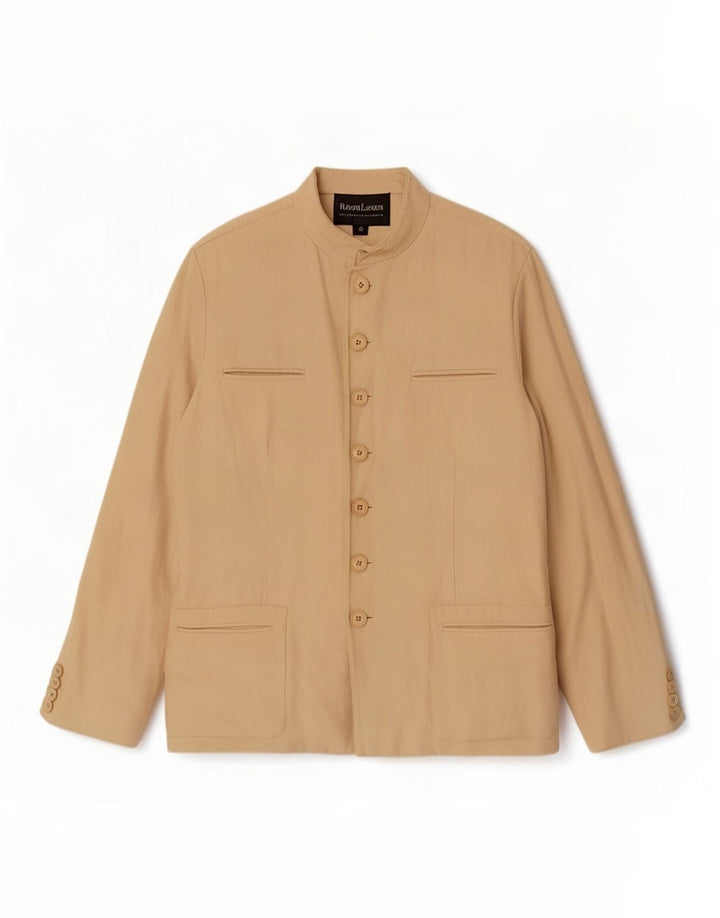 Ralph Lauren - Chaqueta utilitaria para mujer (talla 10), color beige