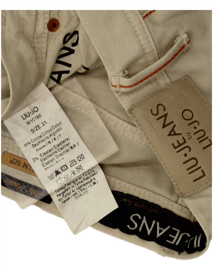 Pantalones cortos casuales regulares para hombre Liu Jo W31 Algodón beige medio