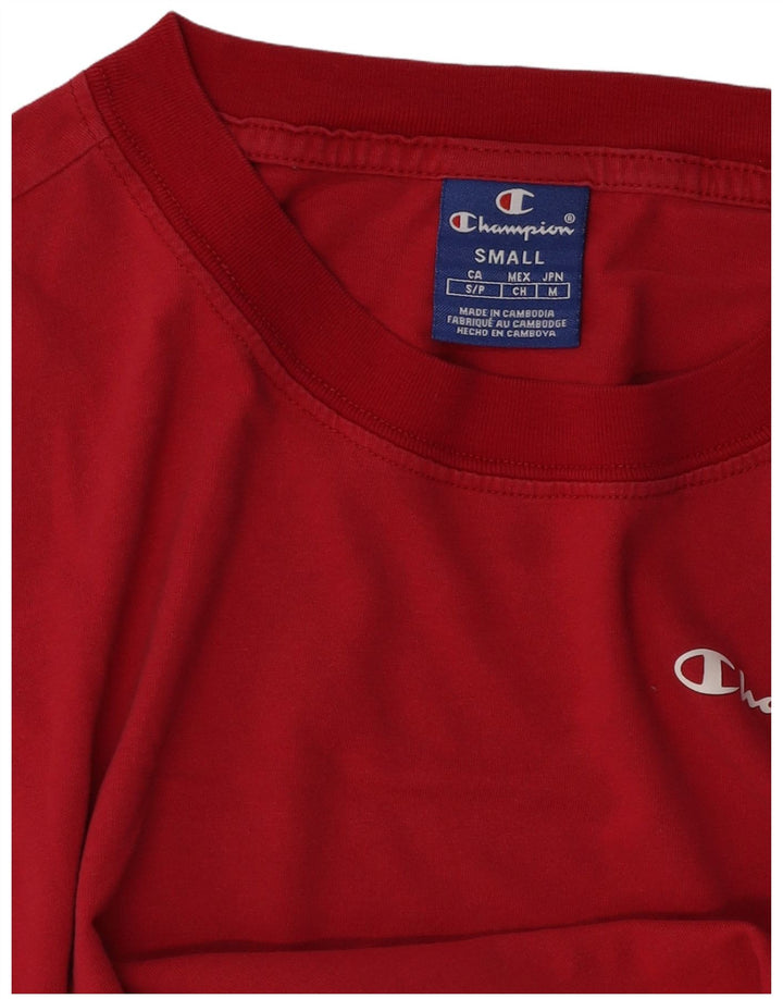 CHAMPION Camiseta extragrande para mujer UK 10 Small Red