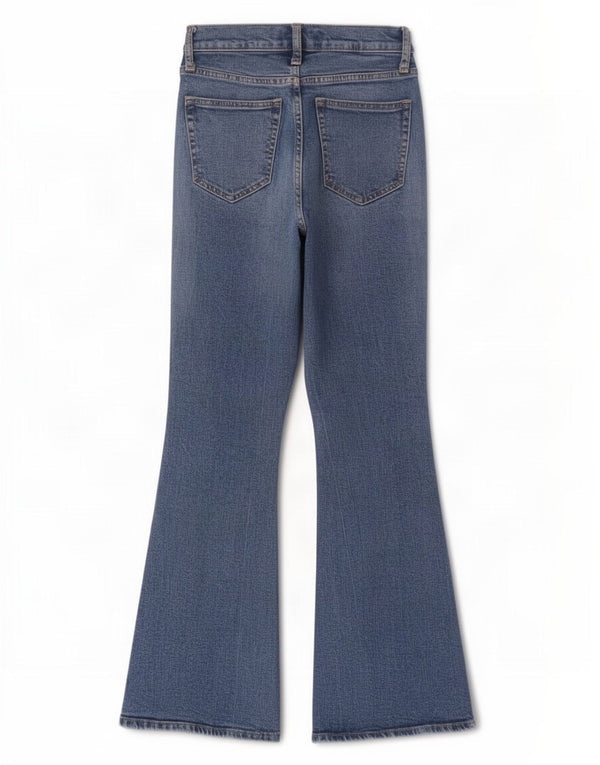 Vaqueros acampanados Gap para mujer US 00 2XS W24 L28 Algodón azul