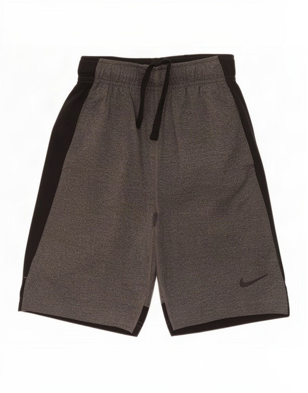 Nike - Pantalones cortos deportivos Dri Fit para niños, 10-11 años, color gris medio
