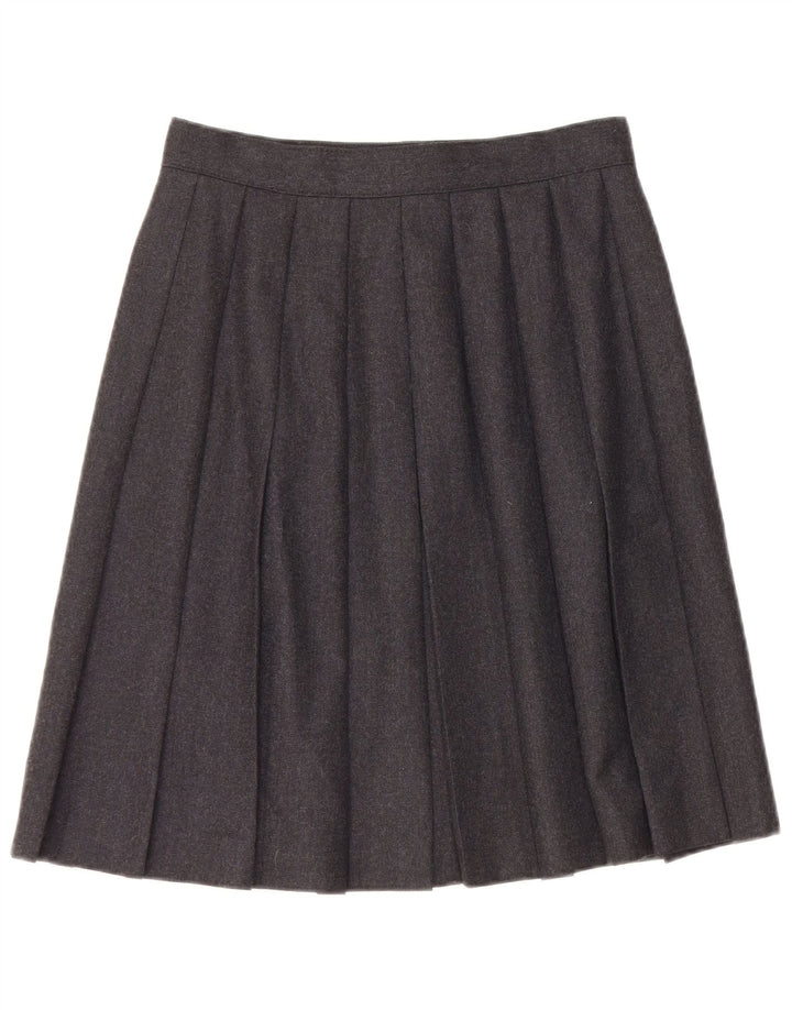 Falda plisada para mujer Bagarry IT 44 Medium W26 Lana virgen negra