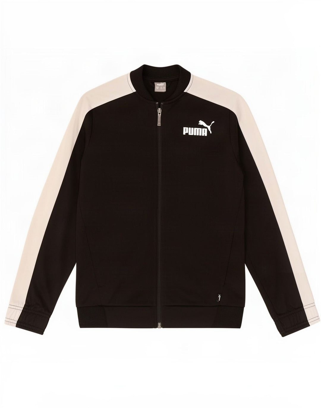 Puma Chaqueta de chándal para niño 11-12 años Negro Colorblock Poliéster