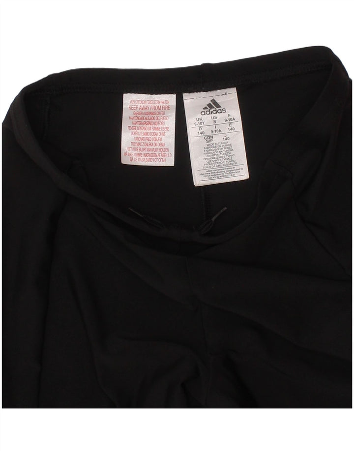 Adidas Pantalón Corto Deportivo Niña 9-10 Años Negro Poliéster