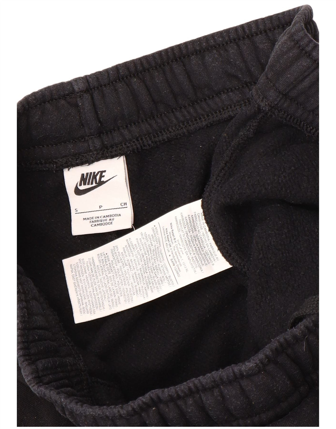 Nike Hombre Cargo Chándal Pantalones Joggers Pequeño Algodón Negro