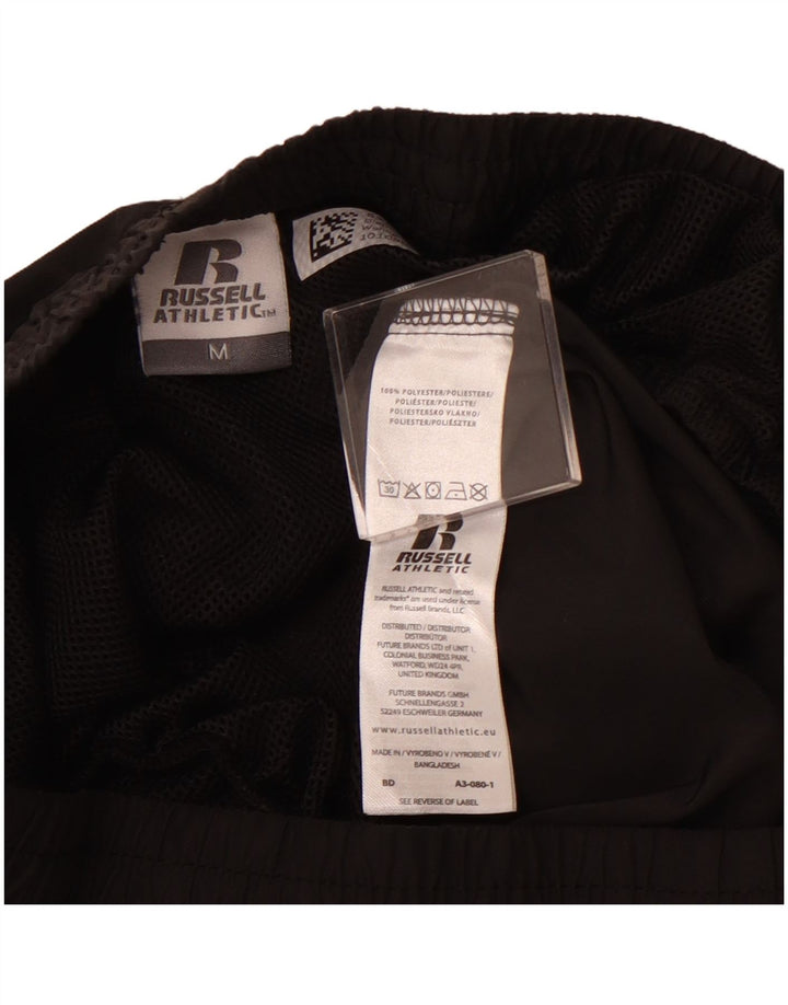 RUSSELL ATHLETIC Shorts deportivos para hombre Poliéster negro mediano