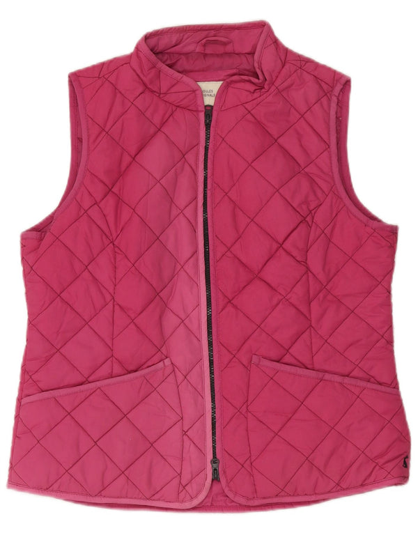 JOULES Chaleco acolchado para mujer UK 40 Grande Poliéster rosa