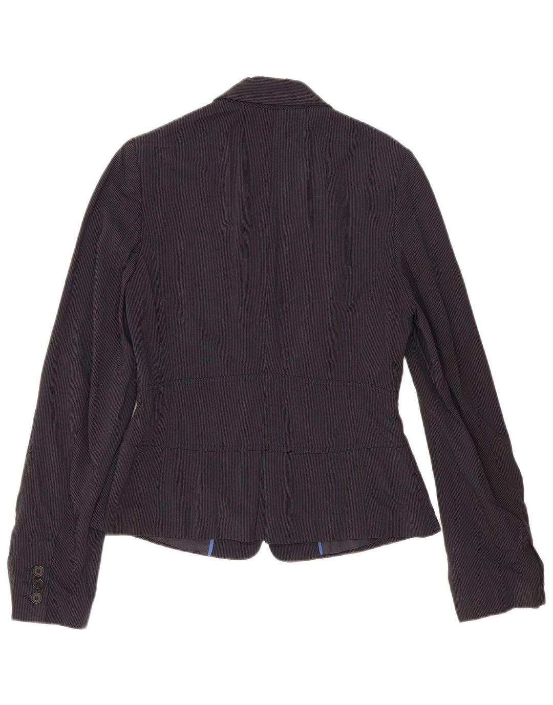 Chaqueta tipo blazer de 2 botones para mujer Reiss UK 12 Medium Azul marino a rayas