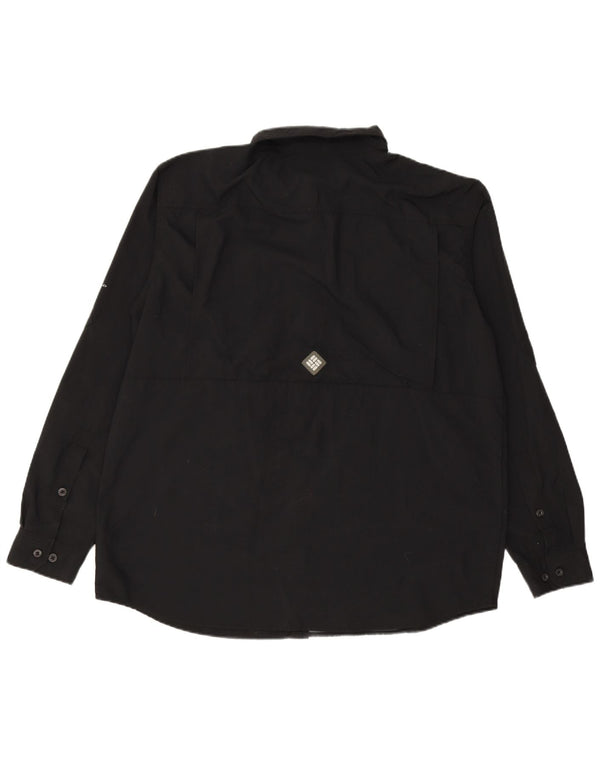 Camisa COLUMBIA Hombre XL Nylon Negro