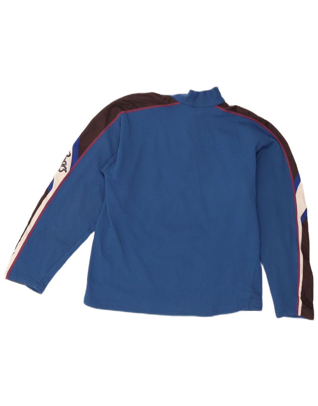 Asics - Chándal con cremallera y cuello para mujer, talla 40, color azul medio