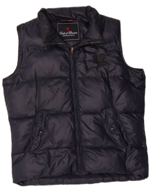 Conte of Florence Chaleco acolchado para hombre UK 42 XL Poliéster azul marino