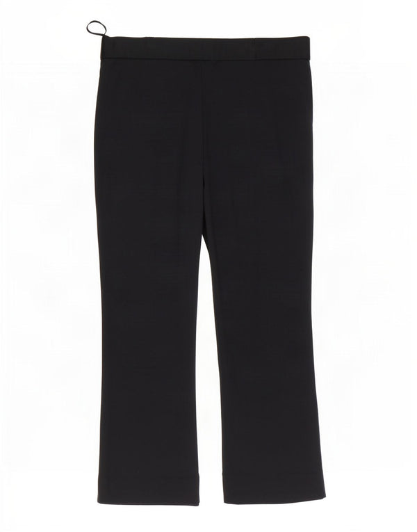 Marks & Spencer Pantalones Capri para Mujer UK 18 XL W38 L24 Azul Marino Viscosa