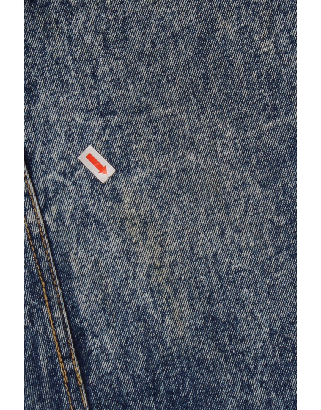 VINTAGE Falda vaquera para mujer W32 Azul grande