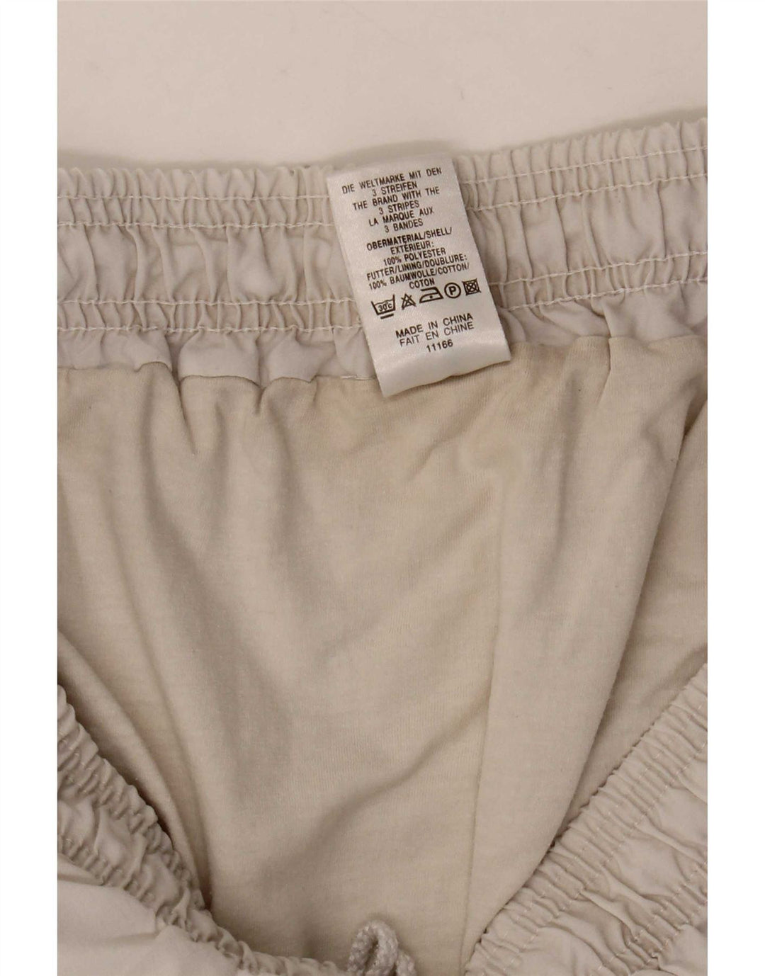Adidas Pantalones cortos deportivos para hombre XL Blanco Poliéster