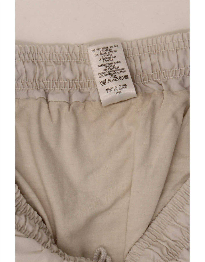 Adidas Pantalones cortos deportivos para hombre XL Blanco Poliéster