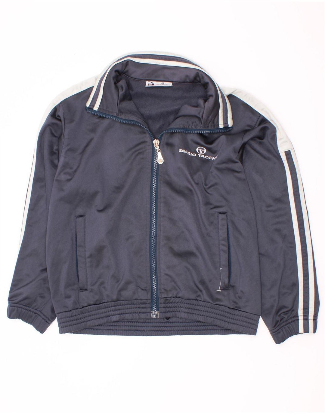 Sergio Tacchini Chándal para niño, chaqueta superior, 11-12 años, mediano, azul marino