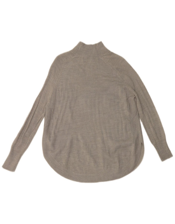 Marks & Spencer Suéter con Cuello Alto para Mujer UK 6 XS Gris