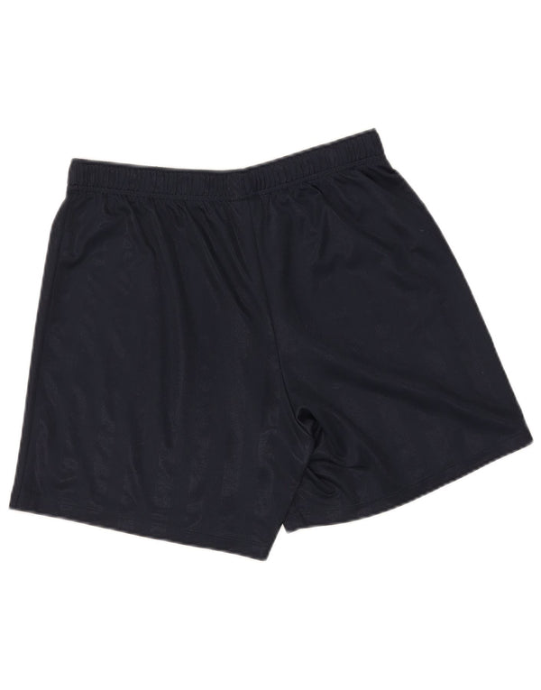 Pantalones cortos deportivos Nike Dri Fit para hombre Poliéster a rayas azul marino mediano