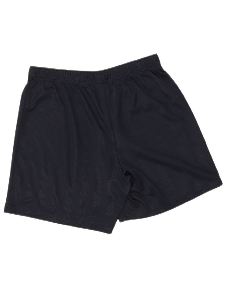 Pantalones cortos deportivos Nike Dri Fit para hombre Poliéster a rayas azul marino mediano