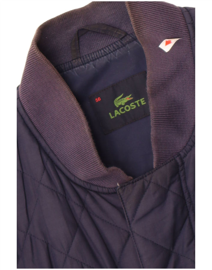 Chaqueta acolchada para hombre Lacoste IT 56 3XL Poliéster azul marino