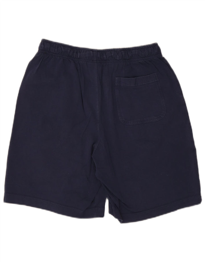 Nike - Pantalones cortos deportivos para hombre, talla grande, algodón azul marino
