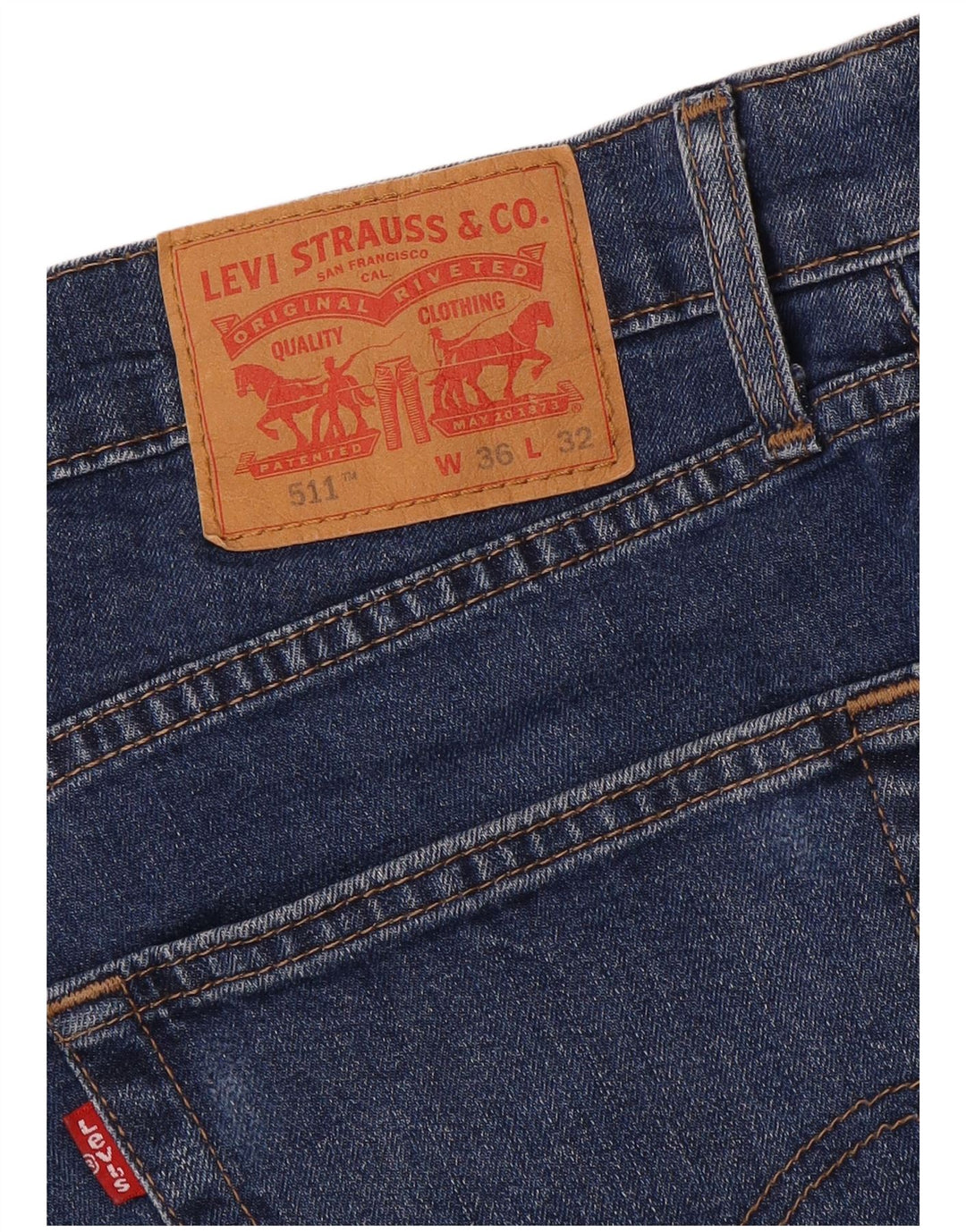 LEVI'S Vaqueros ajustados 511 para hombre W36 L32 Azul
