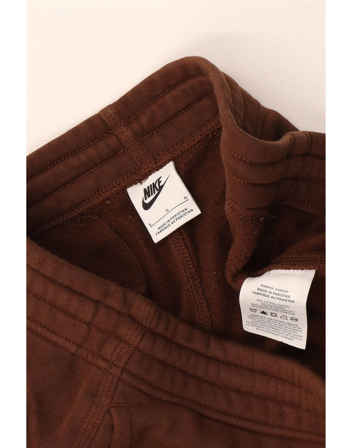 Nike - Pantalones de chándal para hombre, talla grande, color marrón, algodón