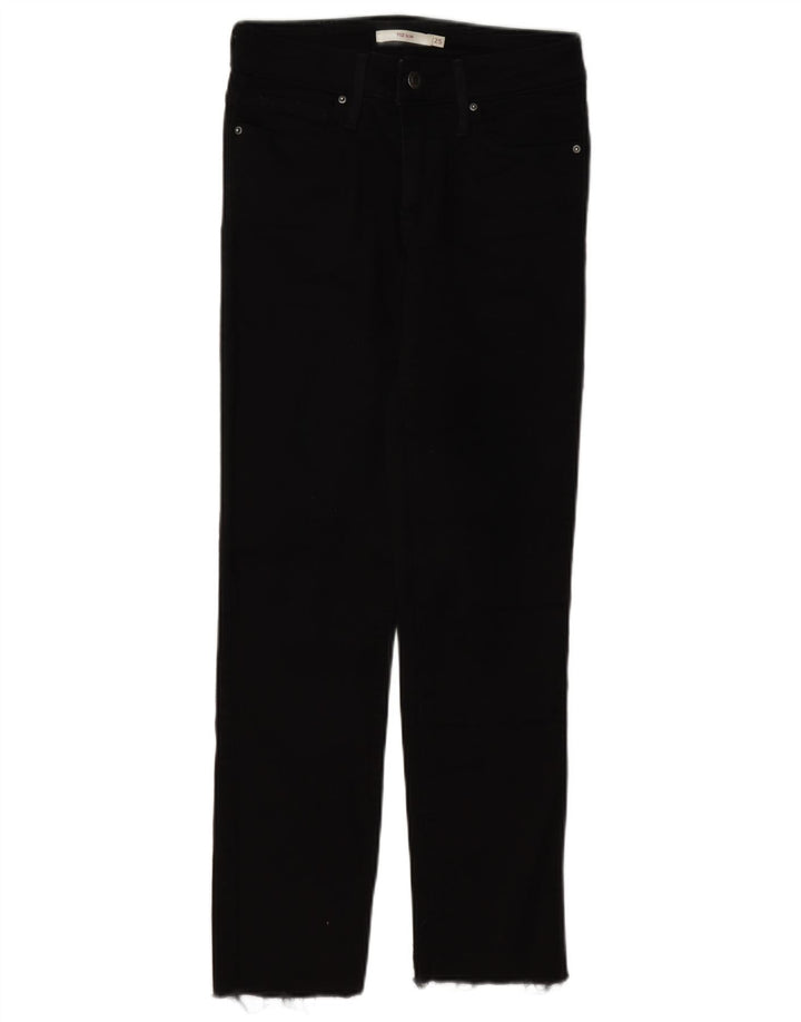 Vaqueros Levi's 712 Slim para mujer W25 L27 Algodón negro