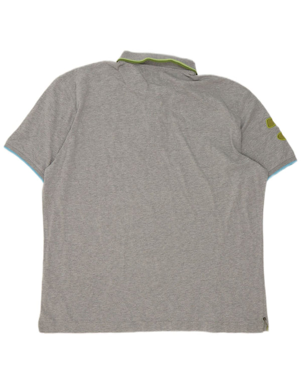 La Martina Polo gráfico para hombre 3XL Algodón a rayas gris